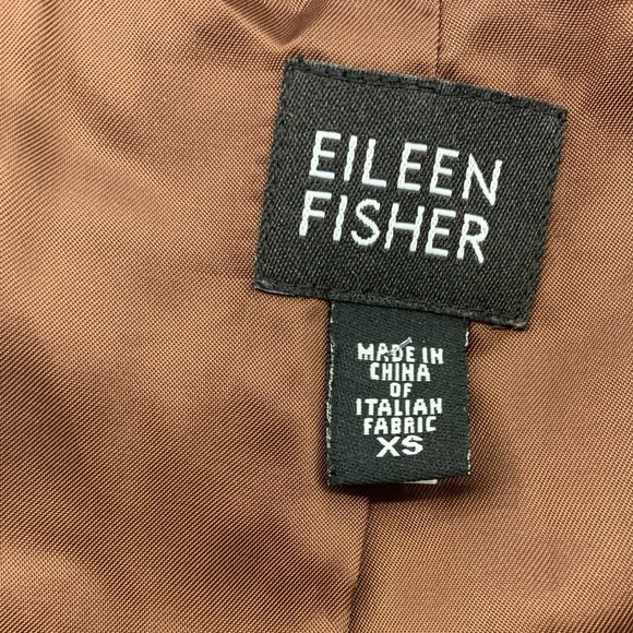 Eileen Fisher Wool Coat Lined Full Zipper - Picture 10 of 14